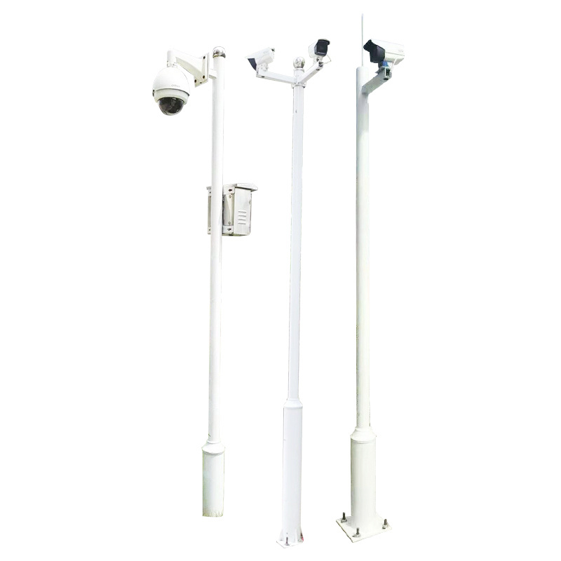 Hỗ trợ an toàn đường bộ Cột giám sát camera quan sát đường phố