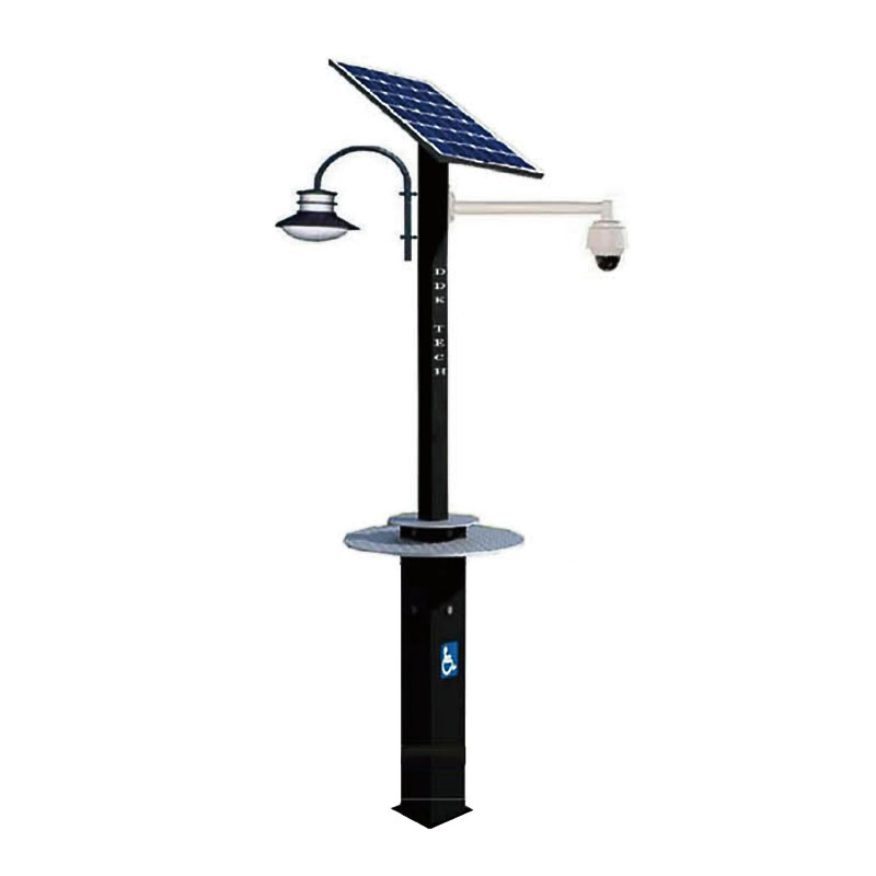 Trạm sạc năng lượng mặt trời tùy chỉnh DDK-GB2000 với camera quan sát và đèn