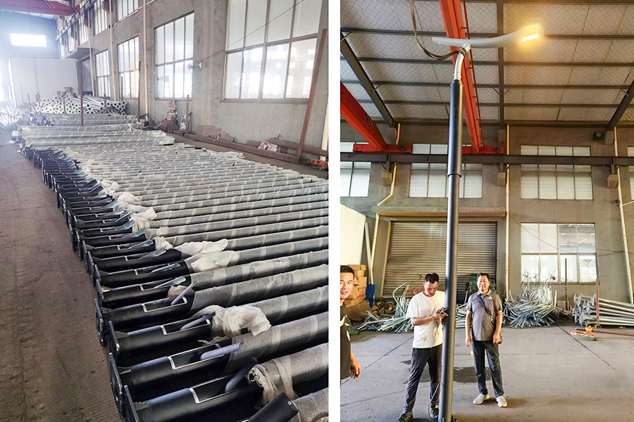Cột đèn năng lượng mặt trời linh hoạt ở Iraq