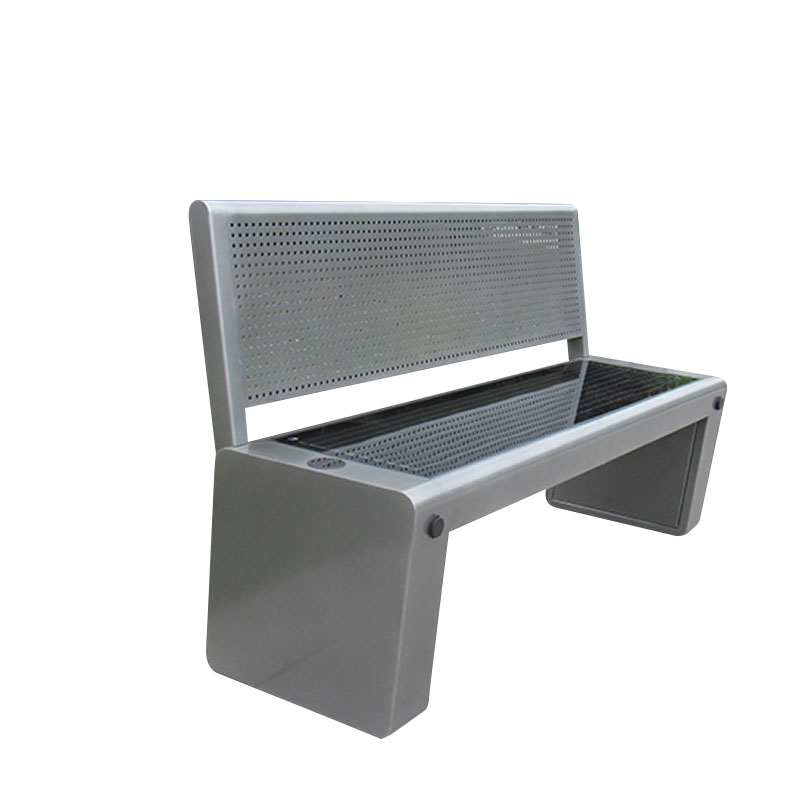 DDK-2010A Ghế thông minh năng lượng mặt trời Sạc WIFI Bluetooth Loa ngoài trời có lưng